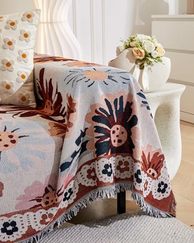 AIVIA Couch Cover Sheet Blanket for 3 Cushion Sofa