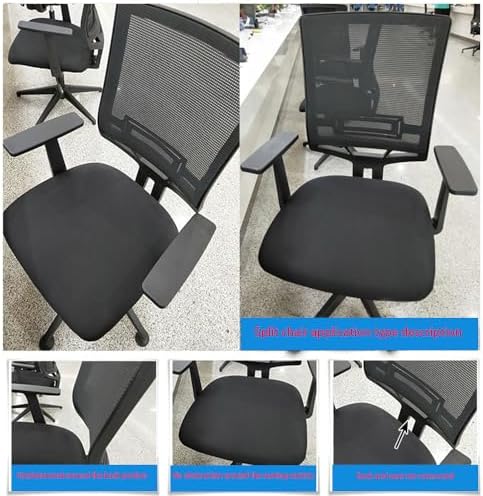 4 Pcs Stretchable Rotating Chair Cover for Office Chairs