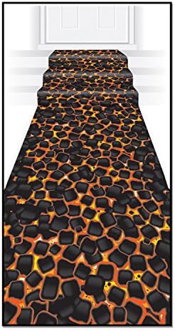 Beistle Hot Coals Aisle Runner 24x10ft