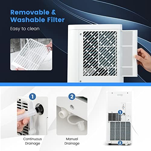 ARLIME Portable AC Unit 8000 BTU for Room Cooling