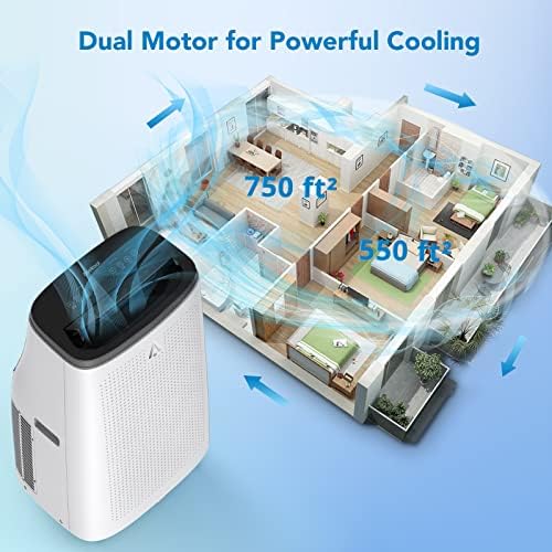 Acekool 14000 BTU Portable Air Conditioner 3-in-1 Unit