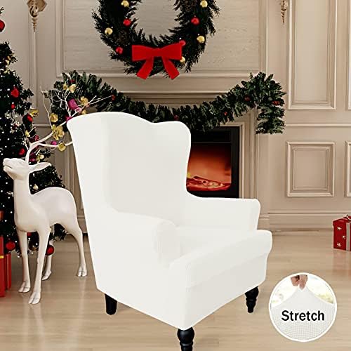 Easy-Going Stretch Wingback Chair Sofa Slipcover 1