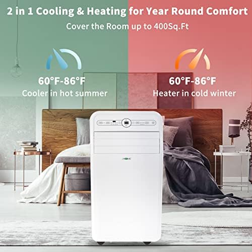 Uhome 12000 BTU Portable AC with Heat and Dehumidifier