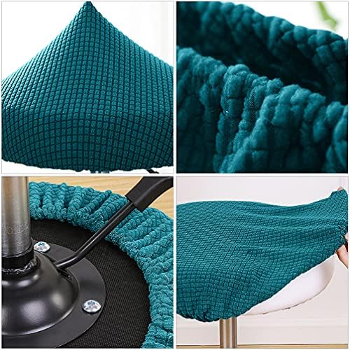 BESPORTBLE Bar Stool Covers Peacock Blue
