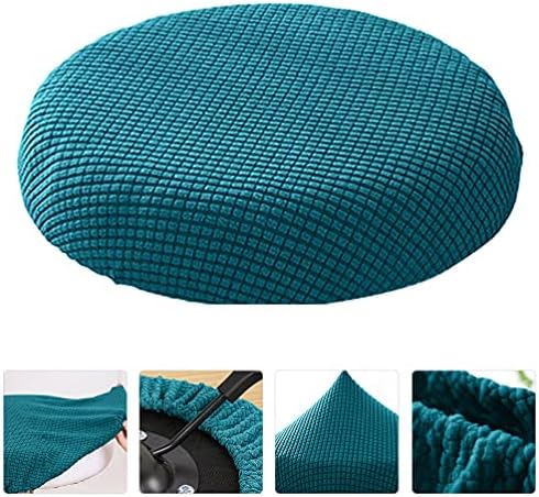 BESPORTBLE Bar Stool Covers Peacock Blue