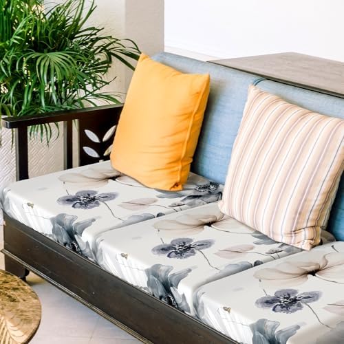Hosuly 8 Pcs Spring Wildflower Sofa Cushion Covers