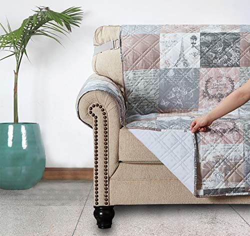 Brilliant Sunshine Recliner Slip Cover with Patchwork Design