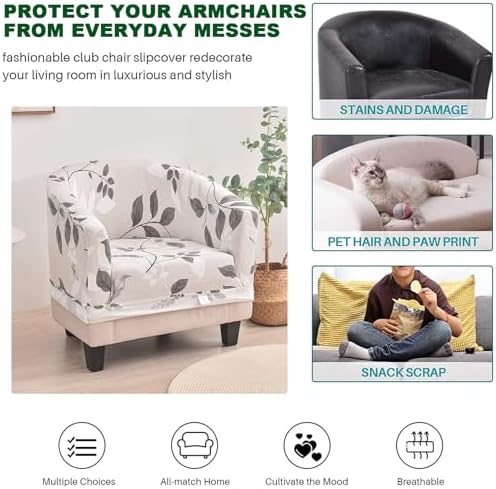 CRFATOP Premium Armchair Slipcover for Living Room