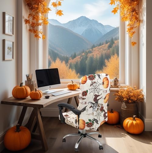 Halloween Office Chair Cover for Modern High Back Chair