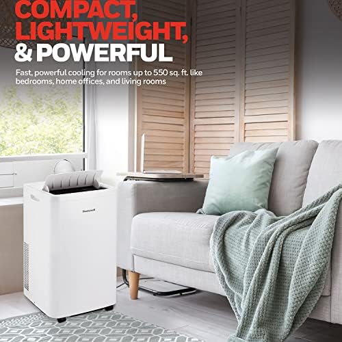 Honeywell 12000 BTU Portable AC with Dehumidifier and Fan White