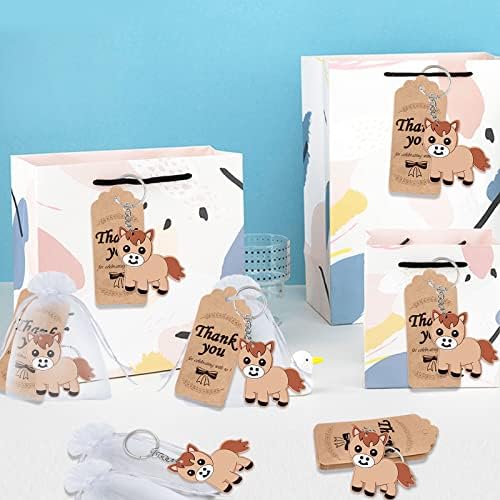 24 Pack Pony Keyring Pack for Party Favors