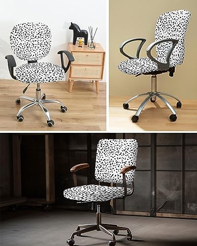 TweetyBed Office Chair Cover Black White Spot