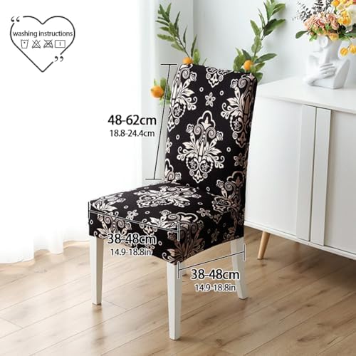 Meioro Stretch Chair Covers Set of 4 Dining Room