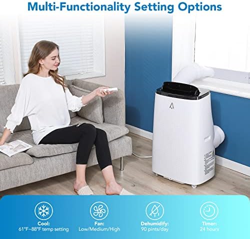 Acekool 14000 BTU Portable Air Conditioner 3-in-1 Unit