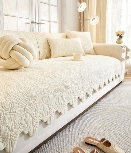Luxury Vintage Cotton Embroidery Sofa Cover 28x28