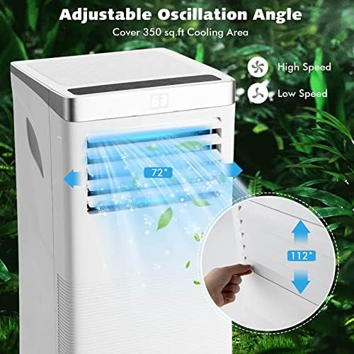 GOFLAME 10000BTU Portable AC with 3-in-1 Function and Remote Control