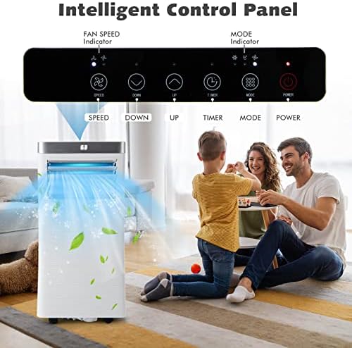 GOFLAME 10000BTU Portable AC with 3-in-1 Function and Remote Control