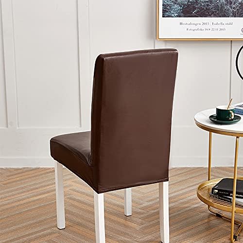 Shukii Stretch Dining Chair Covers Set of 2 Coffee