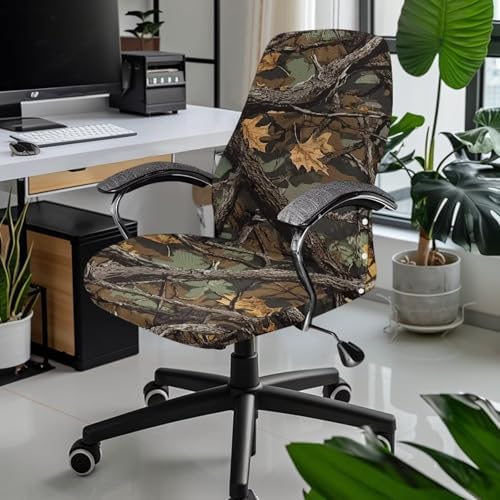 Wanyint Camo Hunting Chair Cover for Office Chairs