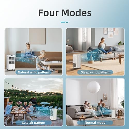 Feculs Official Portable Air Conditioner 3-in-1 with Child Lock