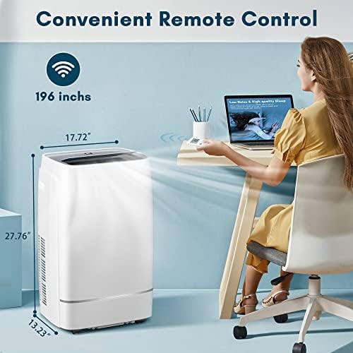 ZAFRO 12000 BTU Portable AC Unit with 3-in-1 Function