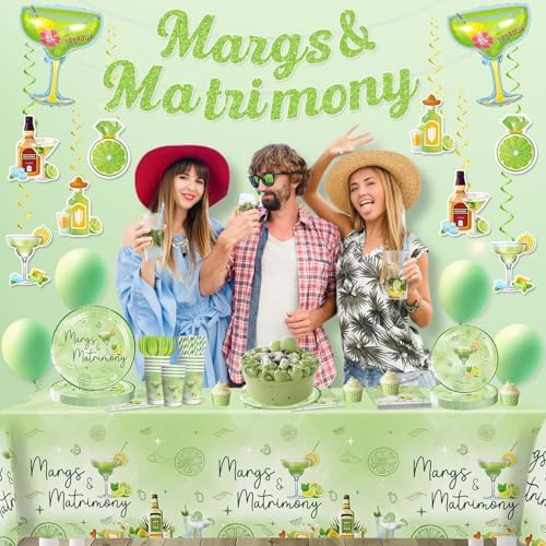171 Pcs Margarita Party Tableware Set with Decor