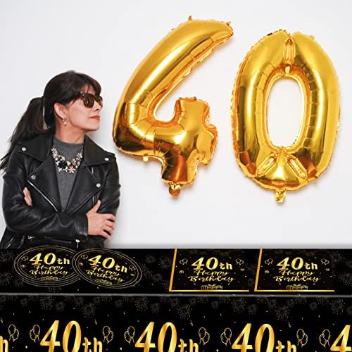 41Pcs 40th Birthday Party Decor Supplies Set