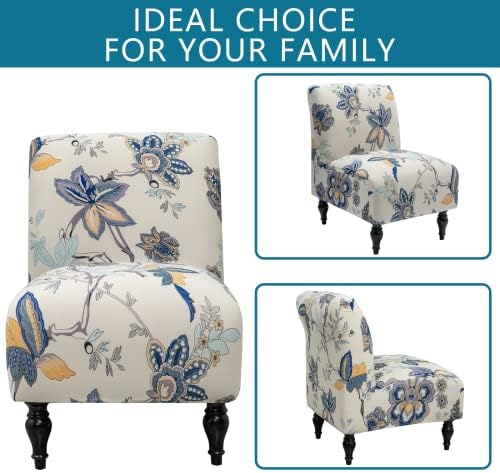 Liykimt Armless Chair Slipcover with Elastic Hem