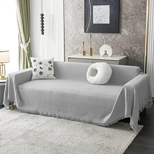 MYSKY HOME Sofa Slipcover for 3 Cushion L Shaped Sectional Couch
