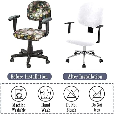 ITFRO Velvet Office Chair Cover Set 2 Piece