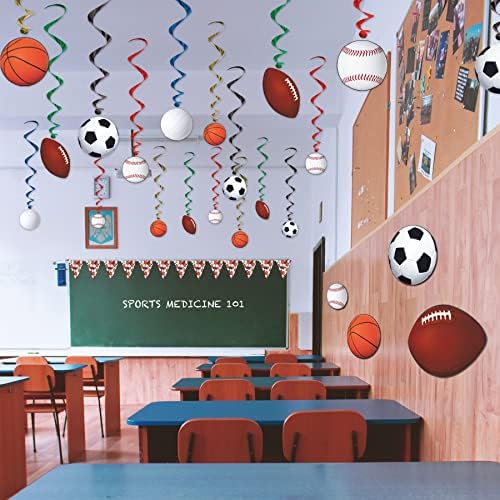 Beistle Sports Whirls Party Accessory 5 Count 1