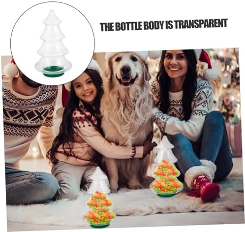 Cabilock Transparent Christmas Tree Candy Jar