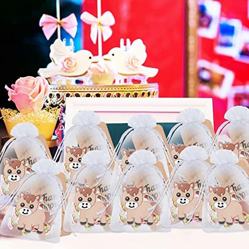 24 Pack Pony Keyring Pack for Party Favors