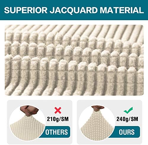 Turquoize Bar Stool Slipcover Set of 4 Natural