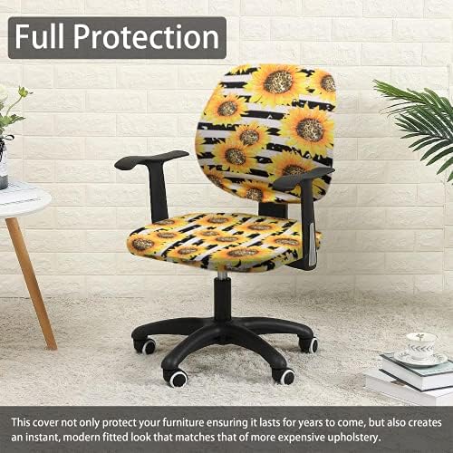 Staoovaif Office Chair Cover 2 Piece Waterproof Slipcover