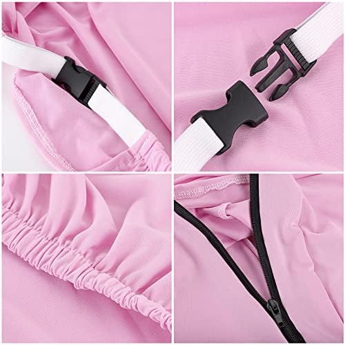 BTSKY Ergonomic Gaming Chair Slipcovers Pink Stretchy Polyester