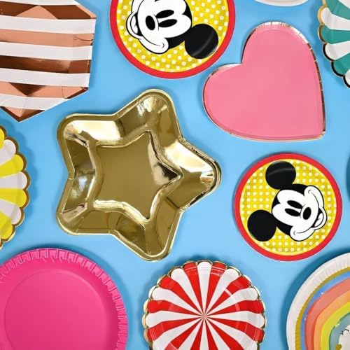 Unique Industries 78484U Disney Mickey Mouse 7 Dessert Plates