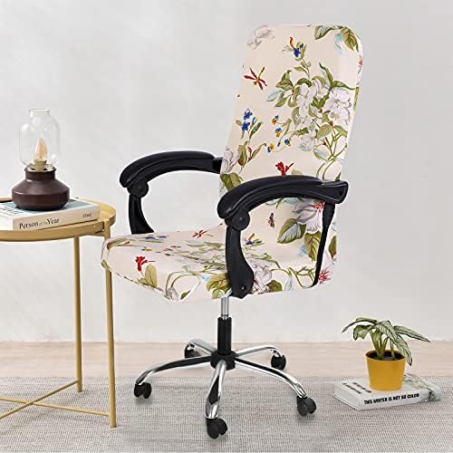 SearchI Office Chair Cover with Durable Zipper and Stretchable Design