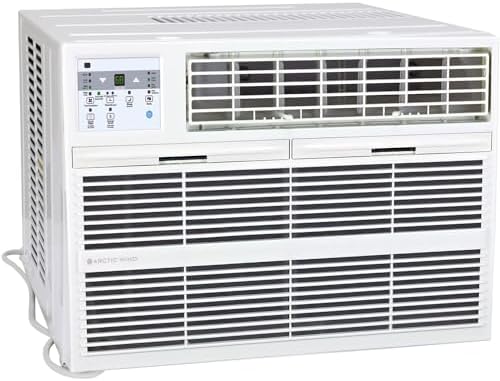 Arctic Wind 3AWTW8000A 8300 BTU Wall Air Conditioner with Dehumidifier and Remote Control