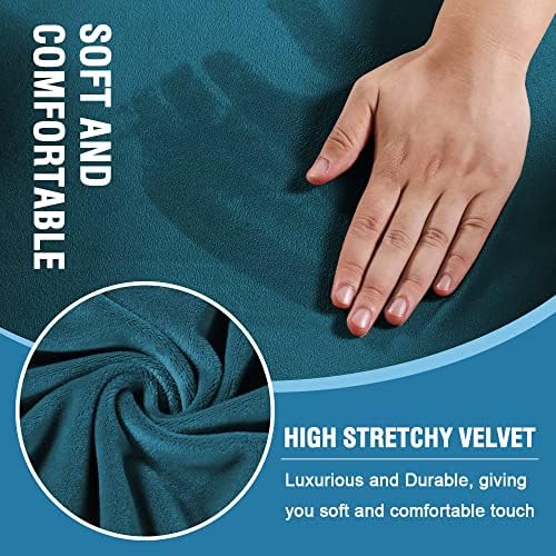 HVERSAILTEX Velvet Sofa Cover 2 Piece Set