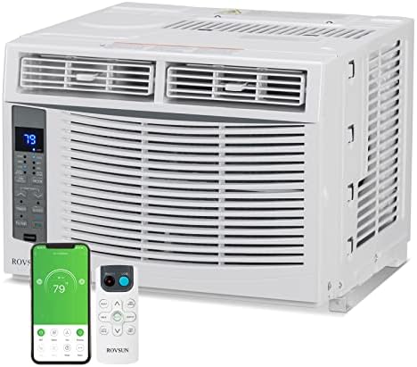 Bonnlo 6000 BTU Energy Saving Window AC Unit with Remote Control