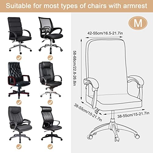 SearchI Office Chair Cover with Durable Zipper