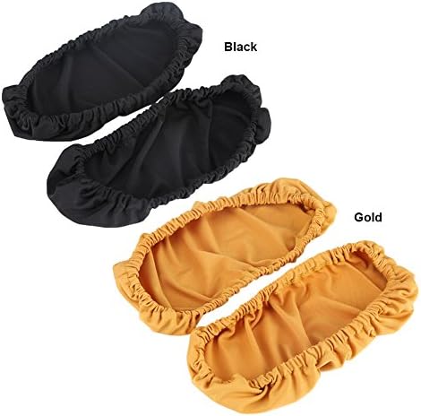 AUNMAS Computer Chair Armrest Slipcovers Set of 2 Elastic Black Protectors