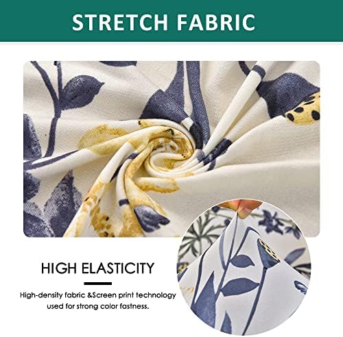 NILUOH Stretch Recliner Cover 4-Pack Floral Patterned