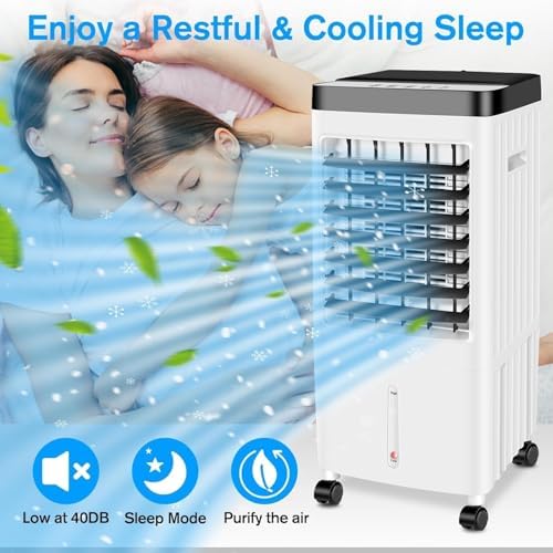 2024 Upgraded Portable Air Conditioner with 3 Gallon Water Tank