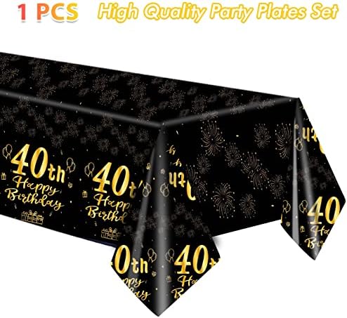 41Pcs 40th Birthday Party Decor Supplies Set