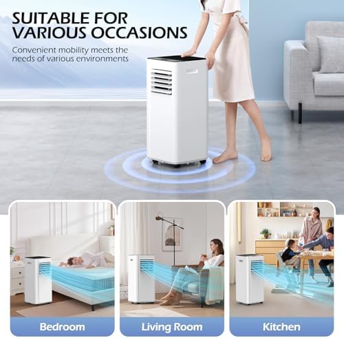 16000 BTU Portable AC with Smart WiFi and 5-in-1 Modes