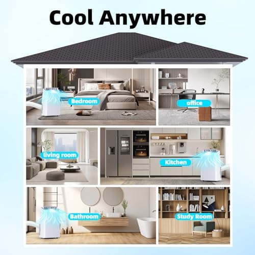 15000 BTU Portable Air Conditioner with Dehumidifier and Fan
