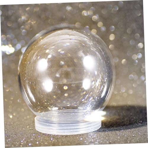 DIY Snow Globe Accessories 10pcs Clear Plastic Ball Jars