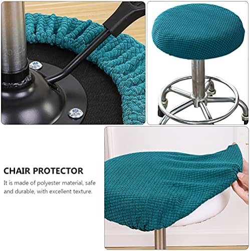 BESPORTBLE Bar Stool Covers Peacock Blue